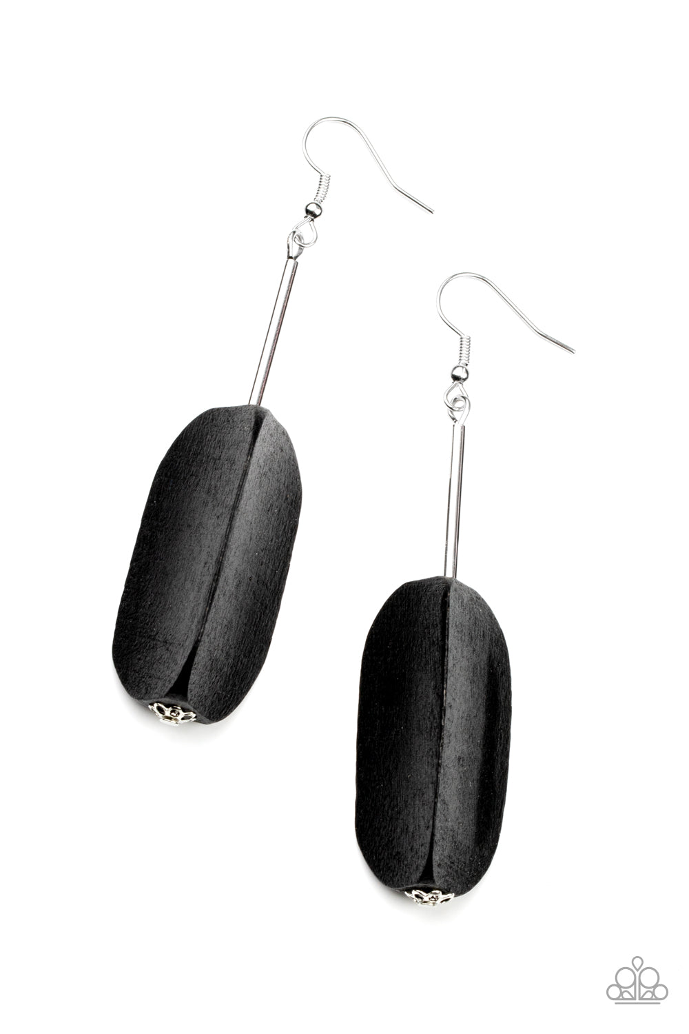 Paparazzi Accessories: Tamarack Trail - Black Earring