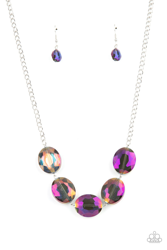 Paparazzi Accessories: Cosmic Closeup - Purple Necklace