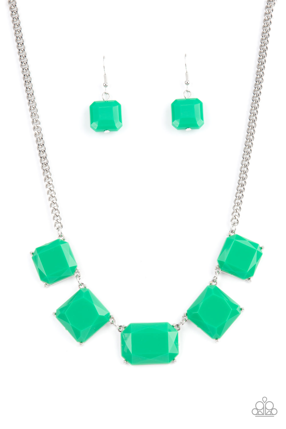 Paparazzi Accessories: Instant Mood Booster - Green Necklace