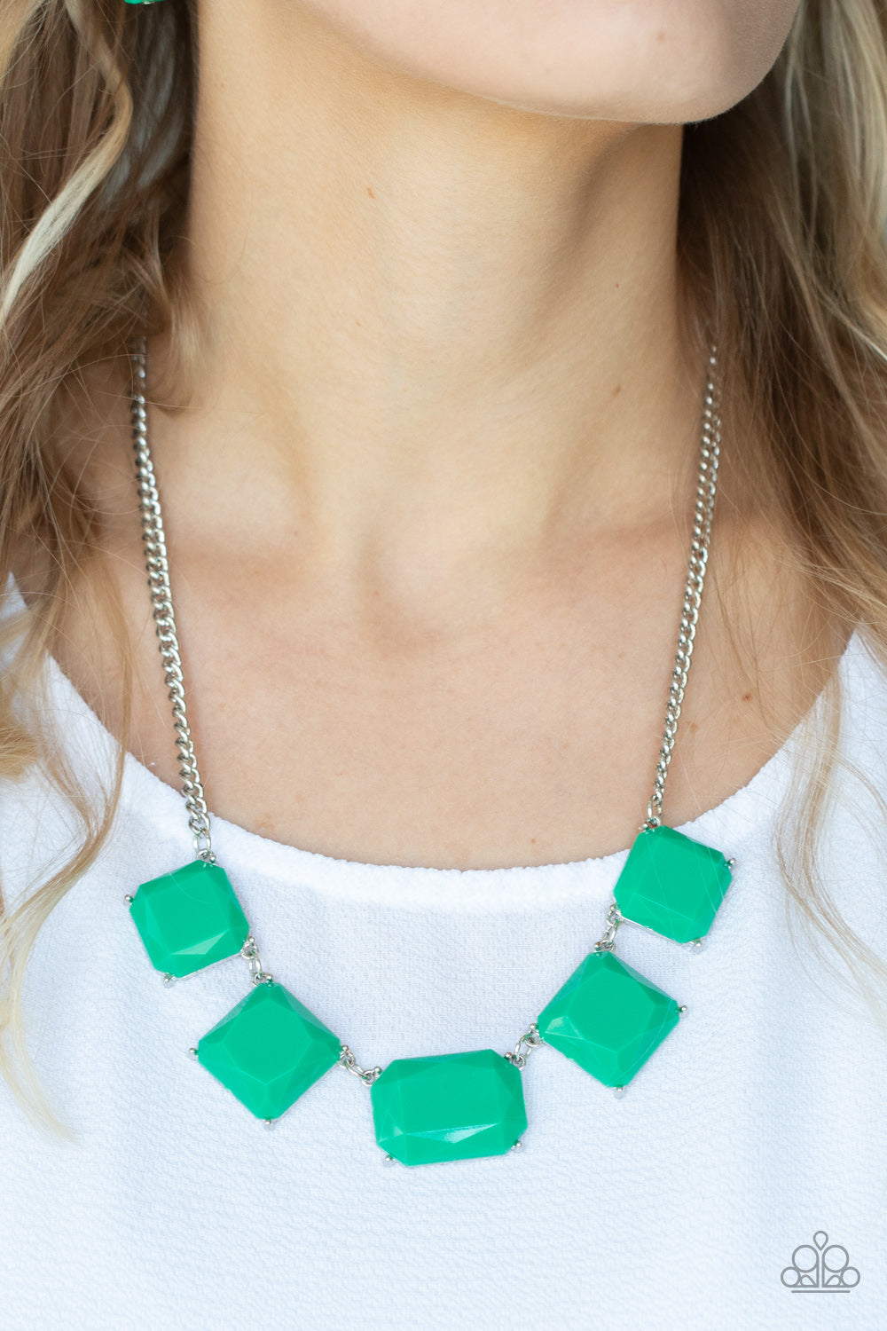 Paparazzi Accessories: Instant Mood Booster - Green Necklace