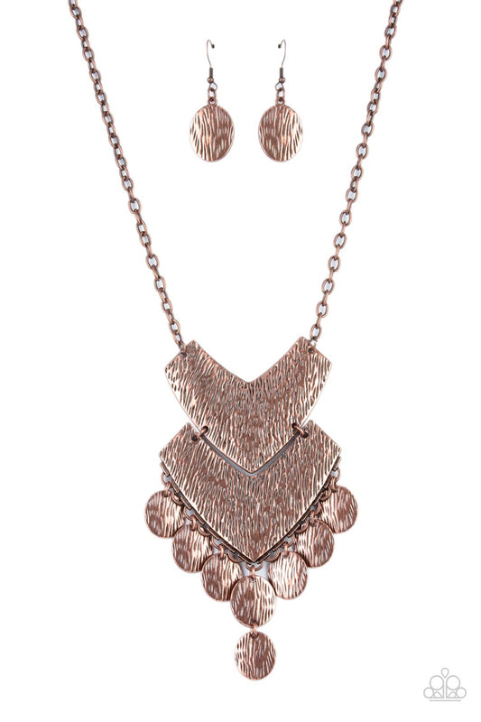 Paparazzi Accessories: Keys to the ANIMAL Kingdom - Copper Necklace