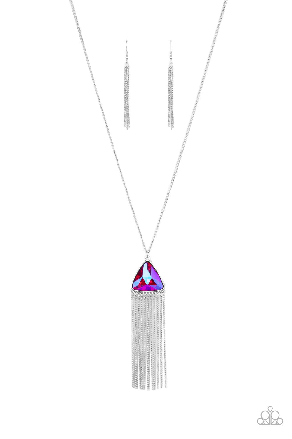 Paparazzi Accessories: Proudly Prismatic - Pink Necklace