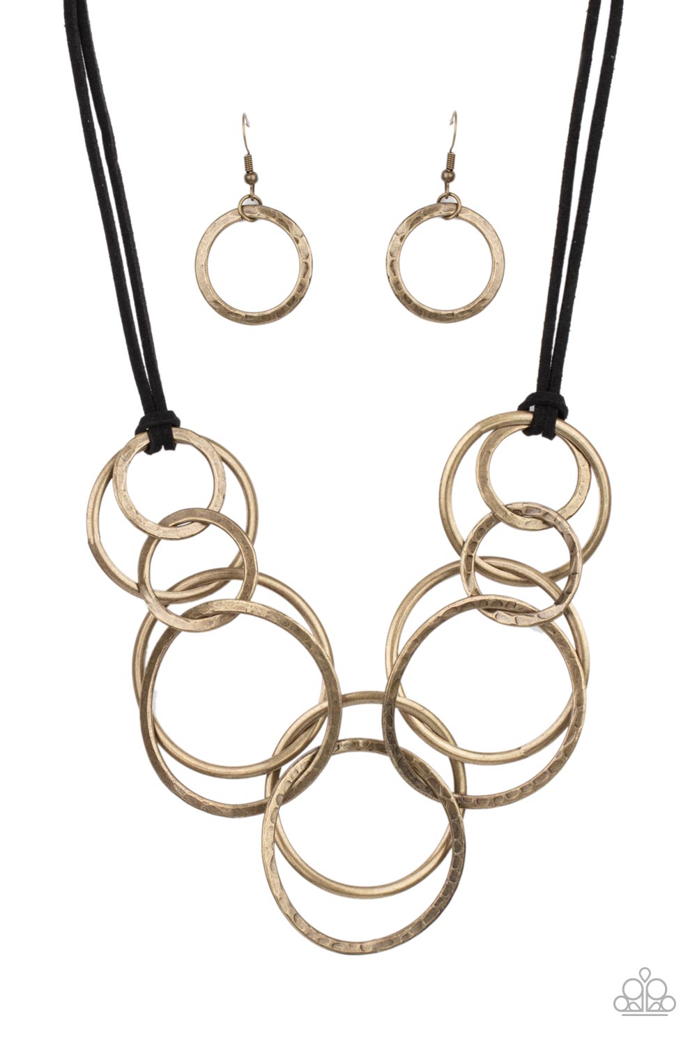 Paparazzi Accessories: Spiraling Out of COUTURE - Brass Necklace
