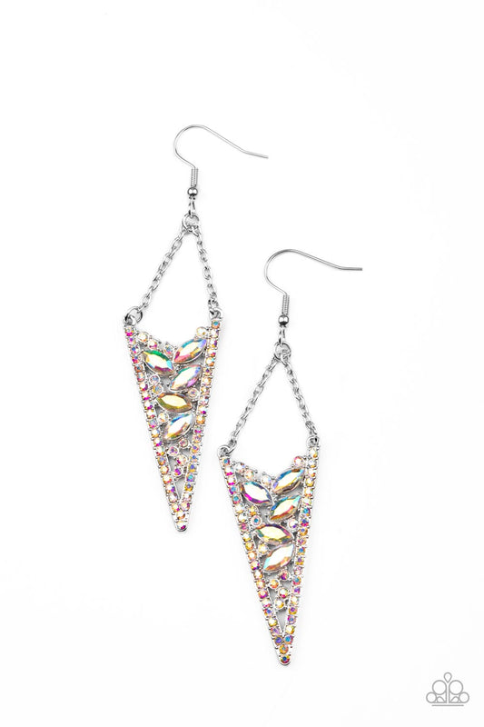 Paparazzi Accessories: Sharp-Dressed Drama - Multi Earring