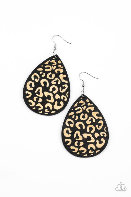 Paparazzi Accessories: Suburban Jungle - Black Earring