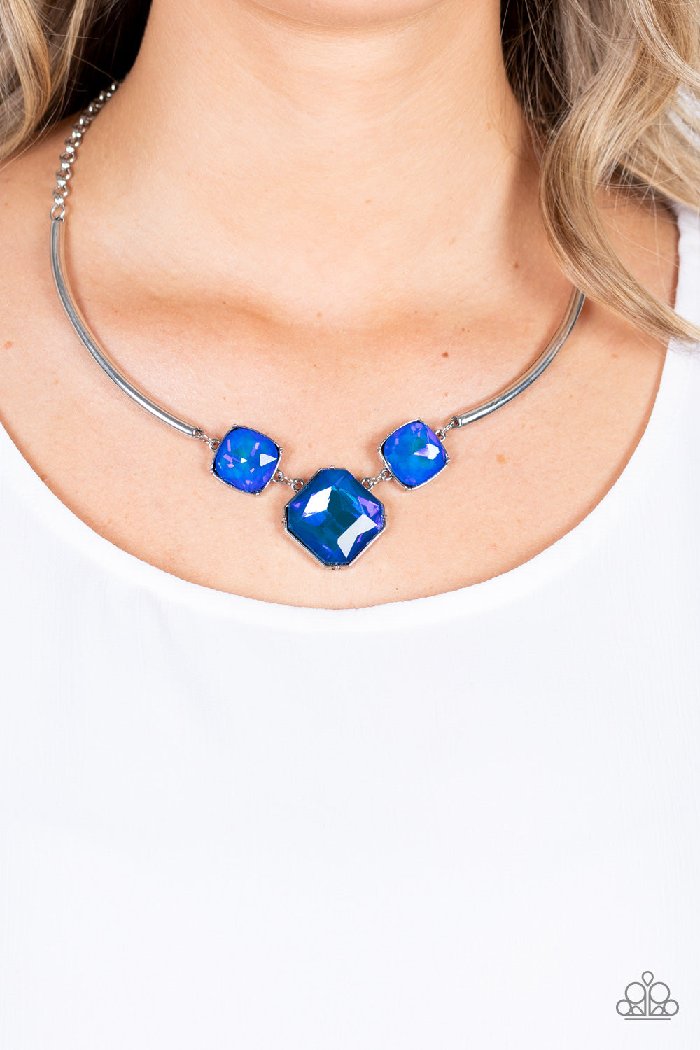 Paparazzi Accessories: Divine IRIDESCENCE - Blue Necklace