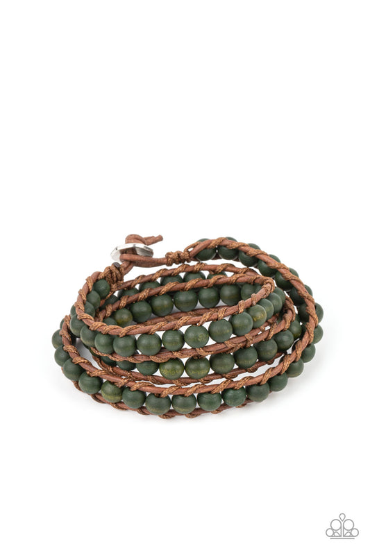 Paparazzi Accessories: Pine Paradise - Green Bracelet