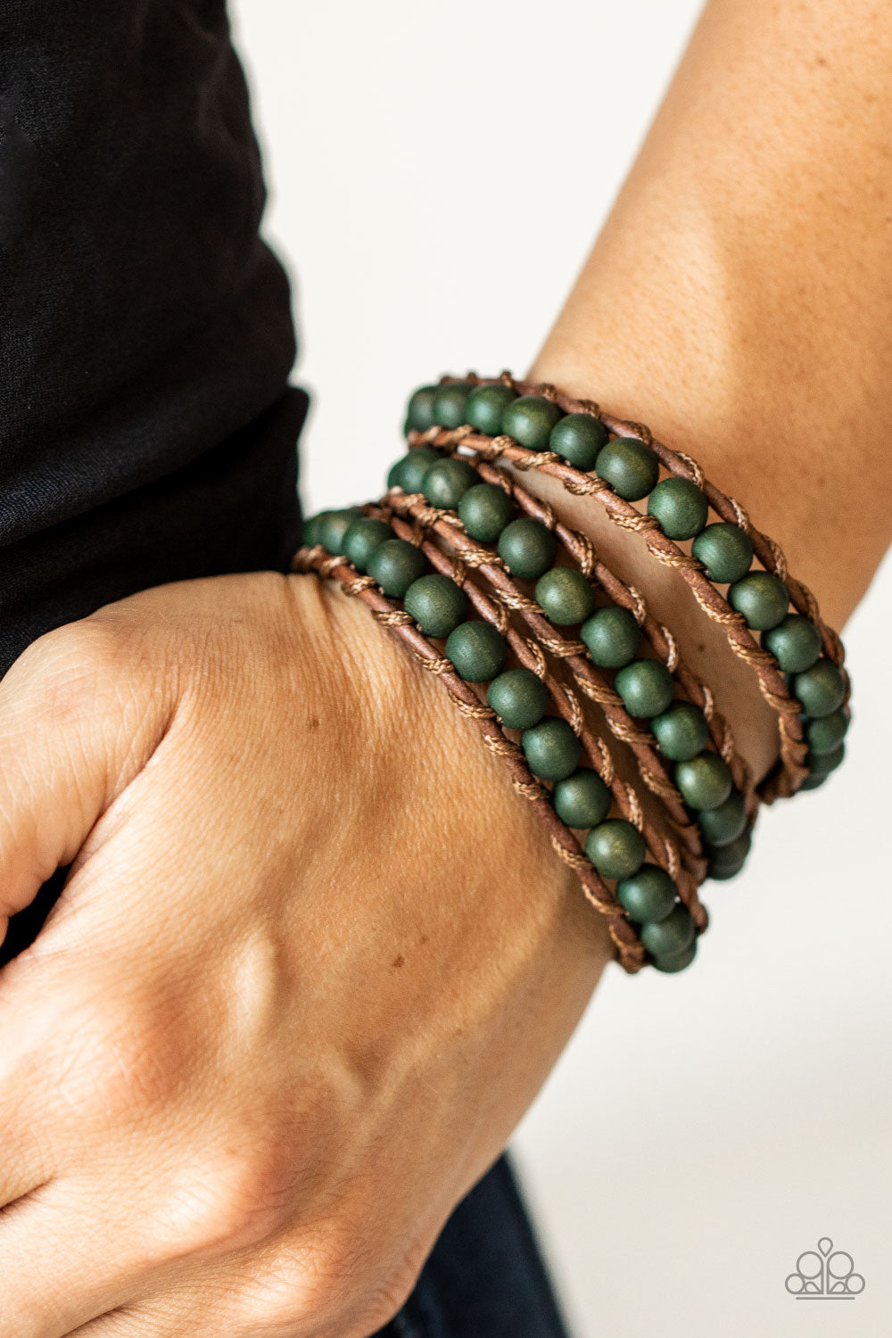 Paparazzi Accessories: Pine Paradise - Green Bracelet