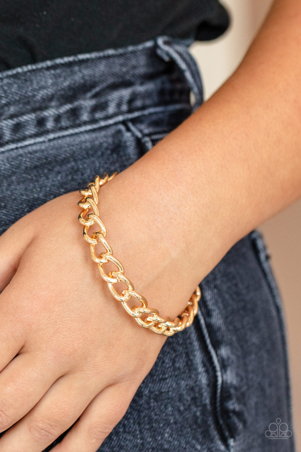 Paparazzi Accessories: Rebel Radar - Gold Bracelet