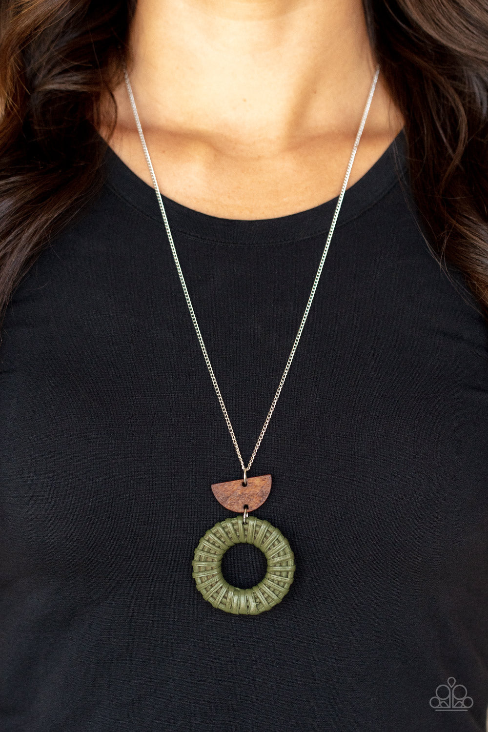 Paparazzi Accessories: Homespun Stylist - Green Necklace