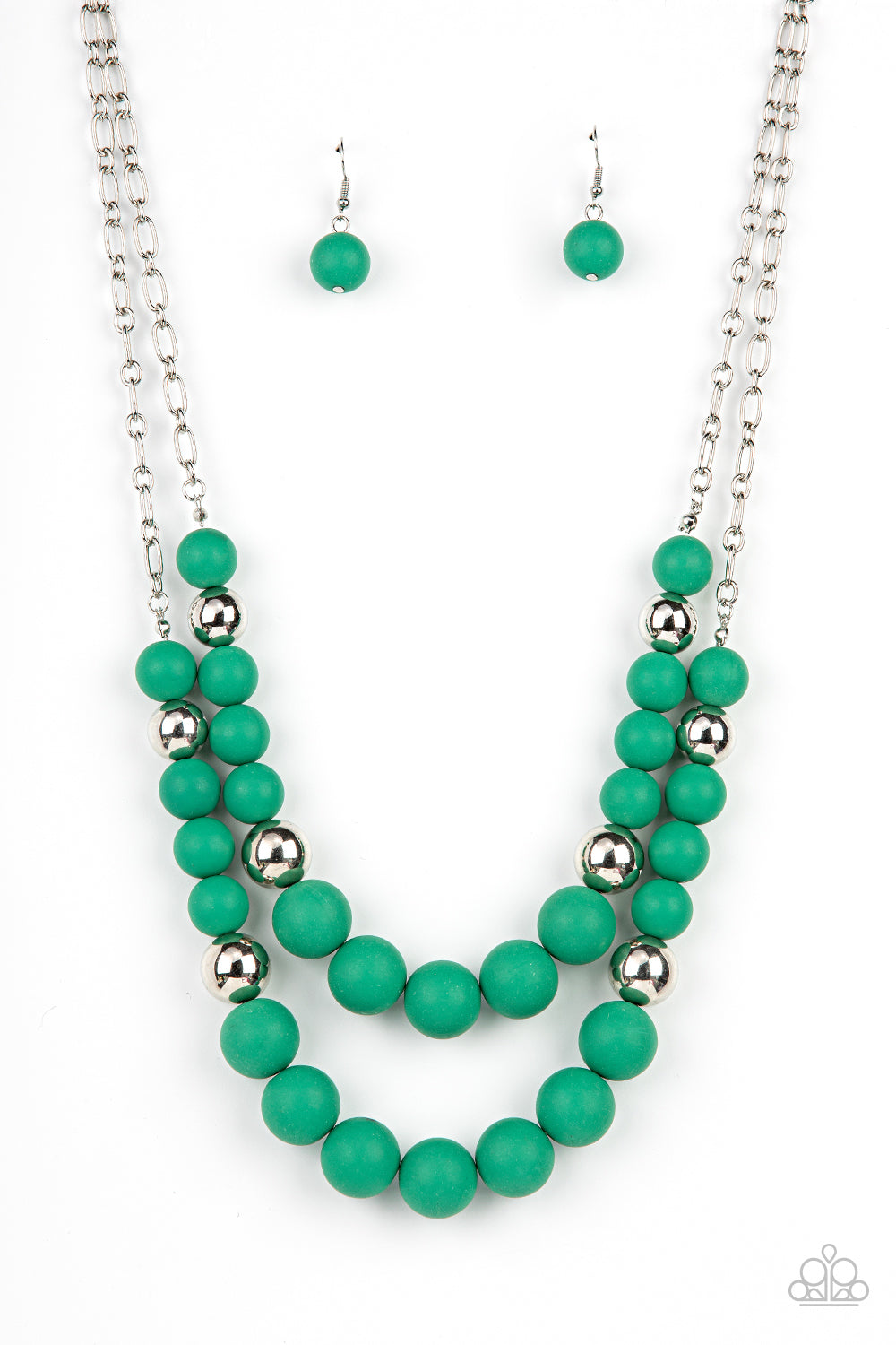 Paparazzi Accessories: Vivid Vanity - Green Necklace