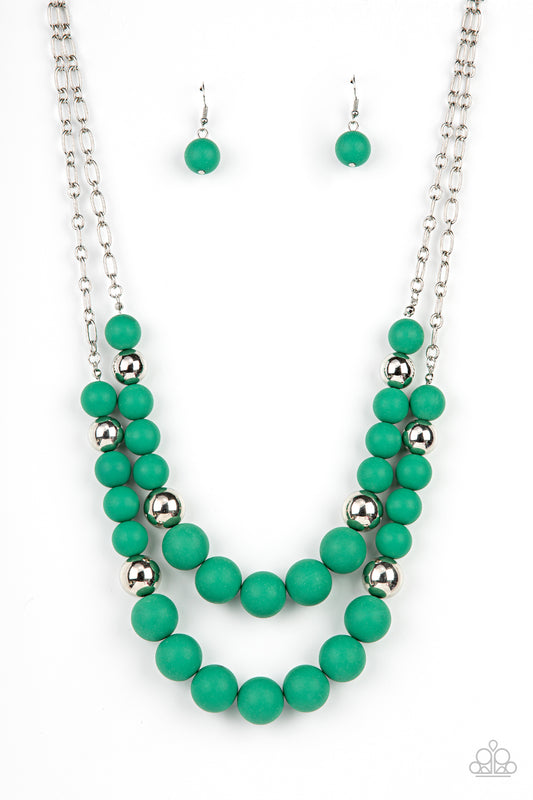 Paparazzi Accessories: Vivid Vanity - Green Necklace