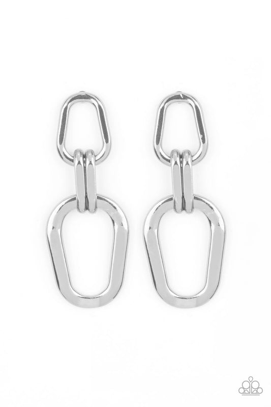 Paparazzi Accessories: Harmonic Hardware - Silver Earring