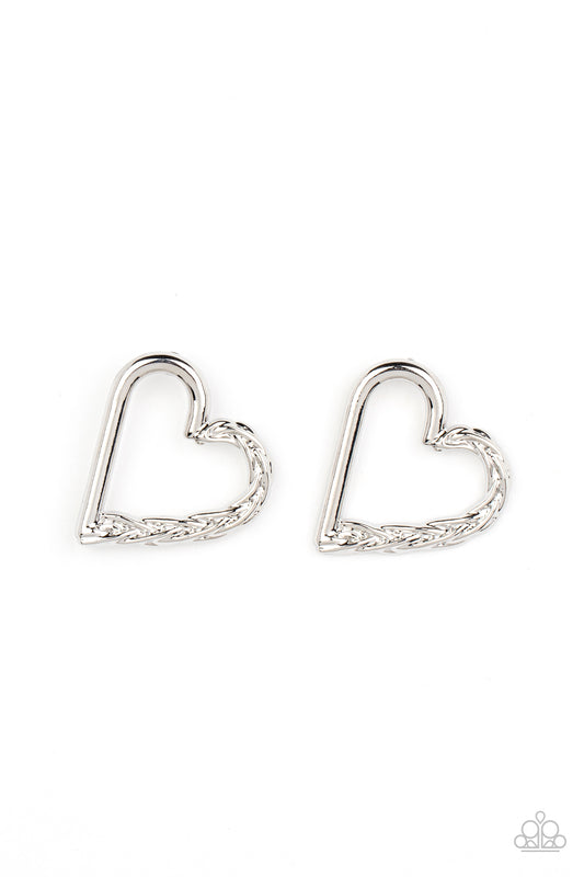 Paparazzi Accessories: Cupid, Who? - Silver Earring