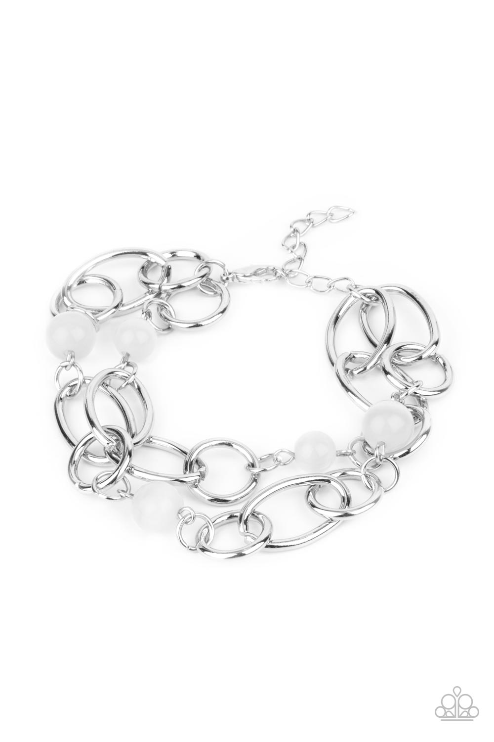 Paparazzi Accessories: Delightfully Daydreamy - White Bracelet