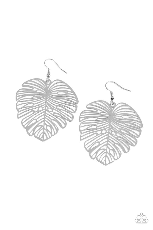 Paparazzi Accessories: Palm Palmistry - Silver Earring