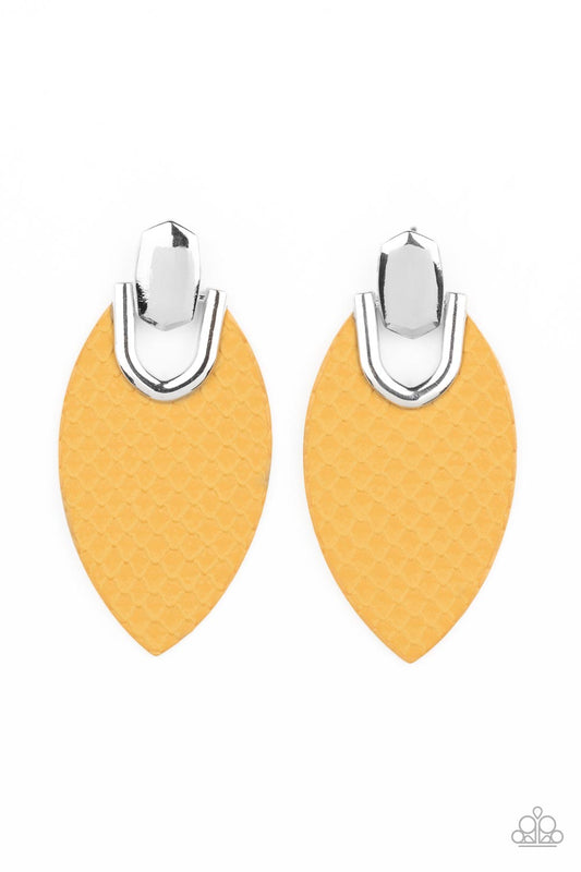 Paparazzi Accessories: Wildly Workable - Yellow Earring