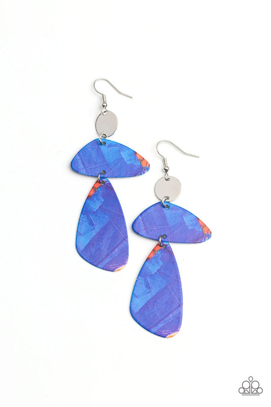 Paparazzi Accessories: SWATCH Me Now - Blue Earring