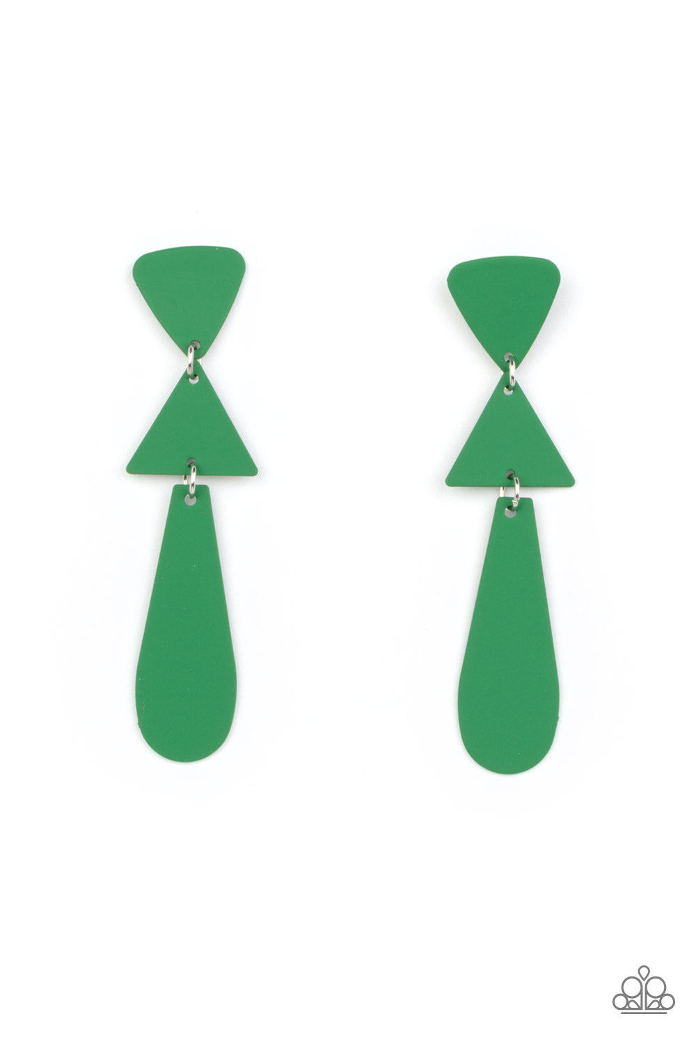Paparazzi Accessories: Retro Redux - Green Earring