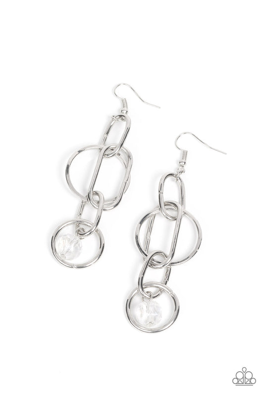 Paparazzi Accessories: Park Avenue Princess - White Earring