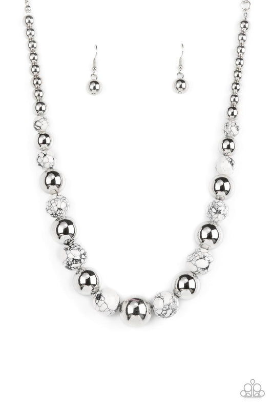 Paparazzi Accessories: Stone Age Adventurer - White Necklace