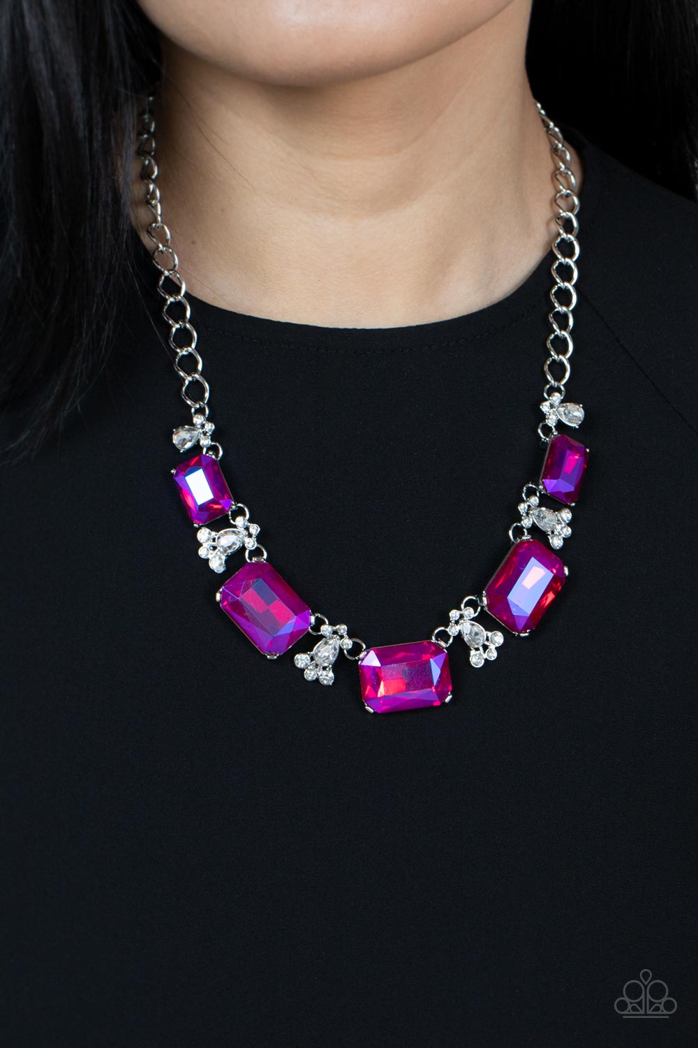 Paparazzi Accessories: Flawlessly Famous - Pink Necklace