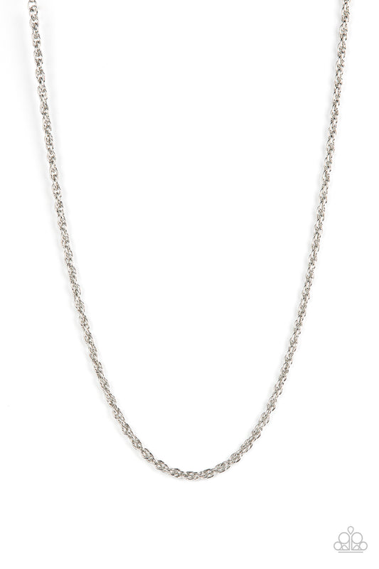 Paparazzi Accessories: Industrial Interval - Silver Necklace