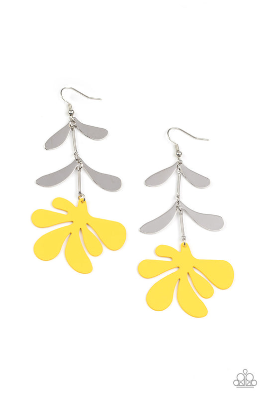 Paparazzi Accessories: Palm Beach Bonanza - Yellow Earring