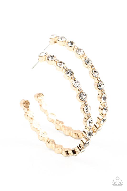 Paparazzi Accessories: Royal Reveler - Gold Earrings