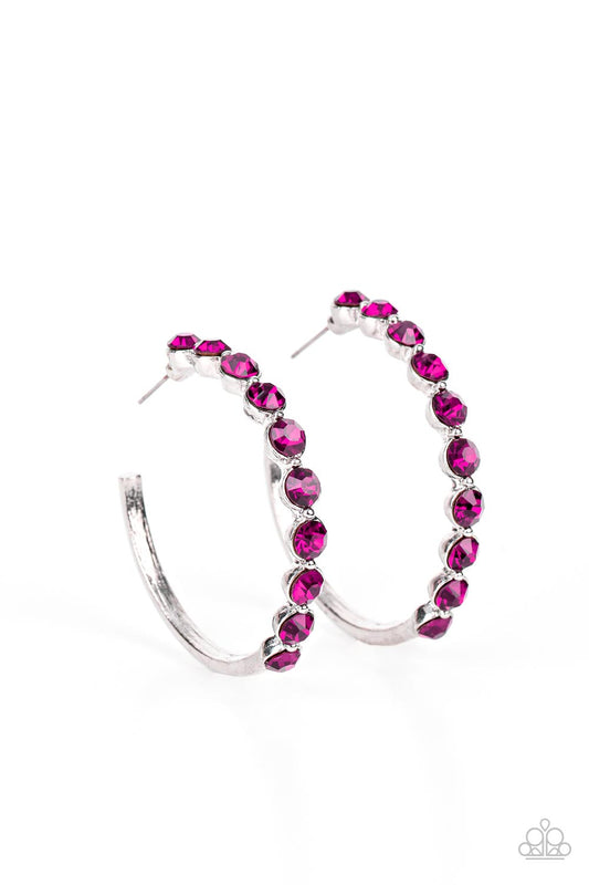 Paparazzi Accessories: Photo Finish - Pink Earring