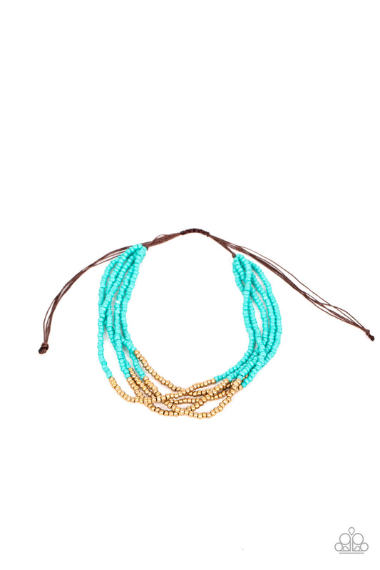 Paparazzi Accessories: BEAD Bold - Blue Bracelet