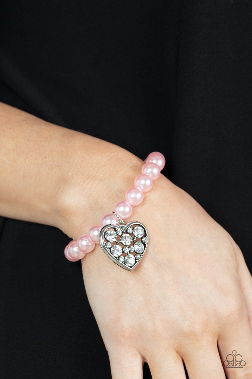 Paparazzi Accessories: Cutely Crushing - Pink Bracelet