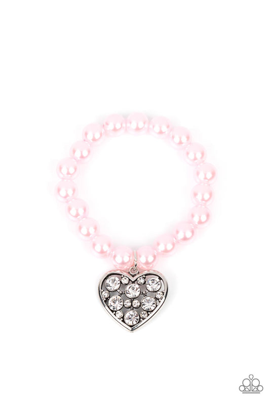 Paparazzi Accessories: Cutely Crushing - Pink Bracelet