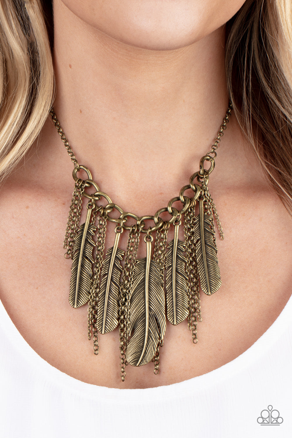 Paparazzi Accessories: NEST Friends Forever - Brass Necklace