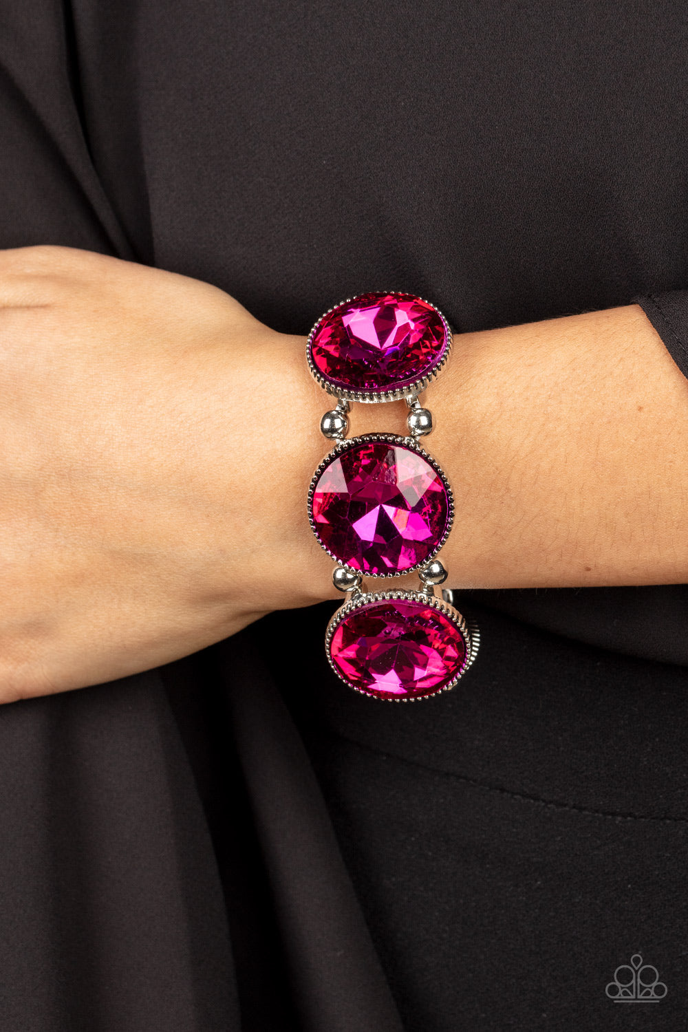 Paparazzi Accessories: Powerhouse Hustle - Pink Bracelet