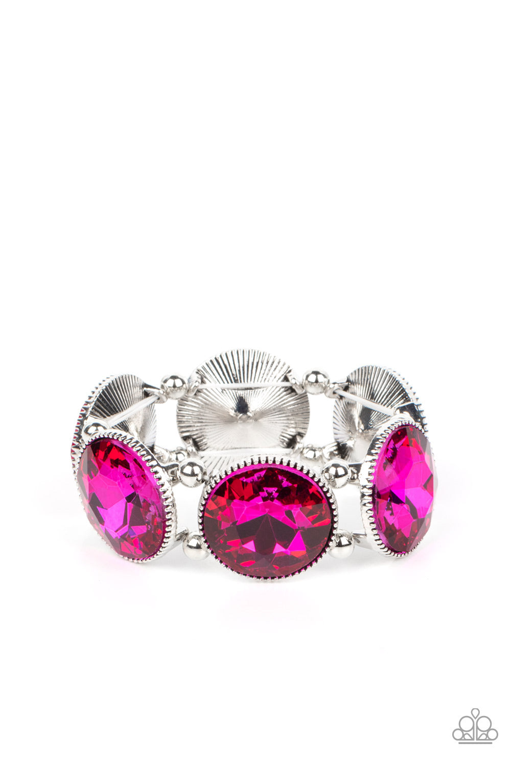 Paparazzi Accessories: Powerhouse Hustle - Pink Bracelet