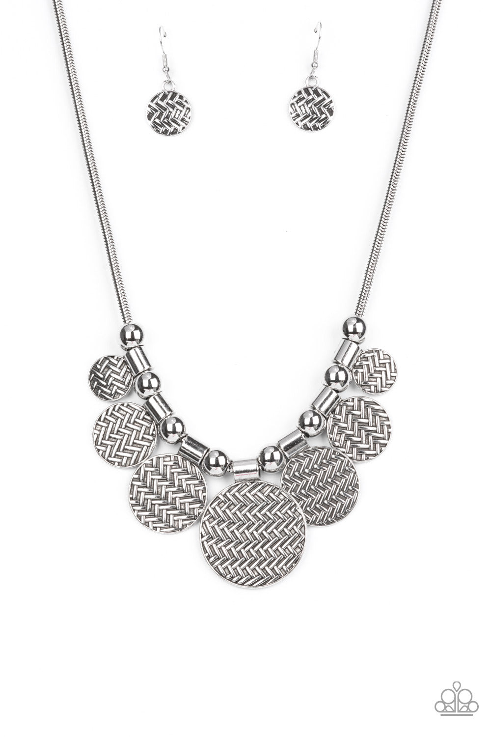 Paparazzi Accessories: Indigenously Urban - Silver Necklace
