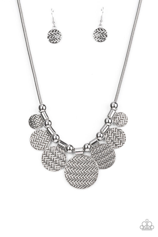 Paparazzi Accessories: Indigenously Urban - Silver Necklace