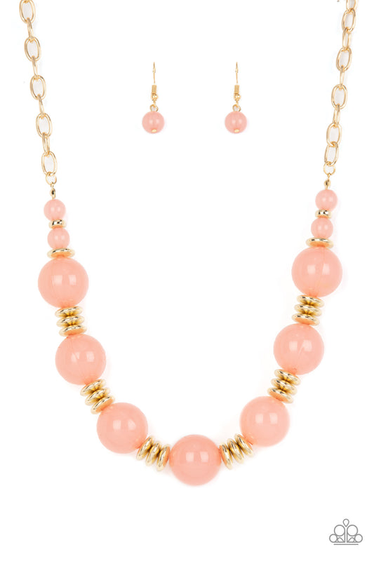 Paparazzi Accessories: Race to the POP - Pink Neckalce