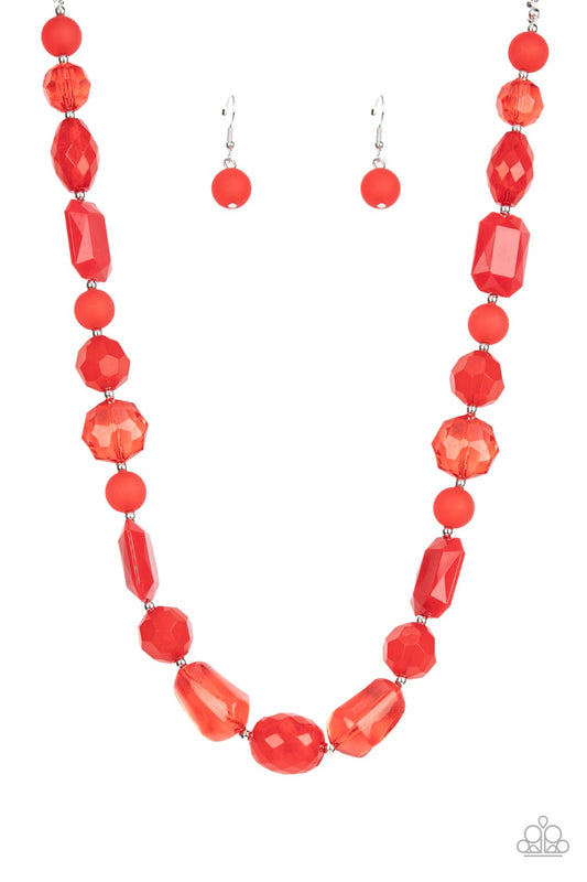 Paparazzi Accessories: Here Today, GONDOLA Tomorrow - Red Necklace
