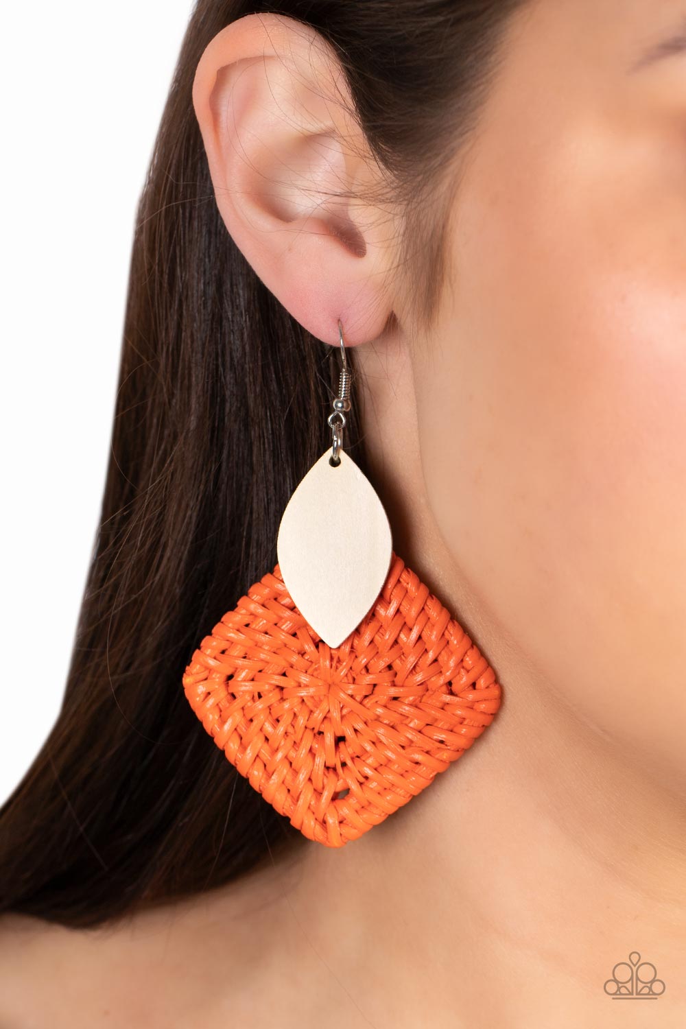 Paparazzi Accessories: Sabbatical WEAVE - Orange Earring