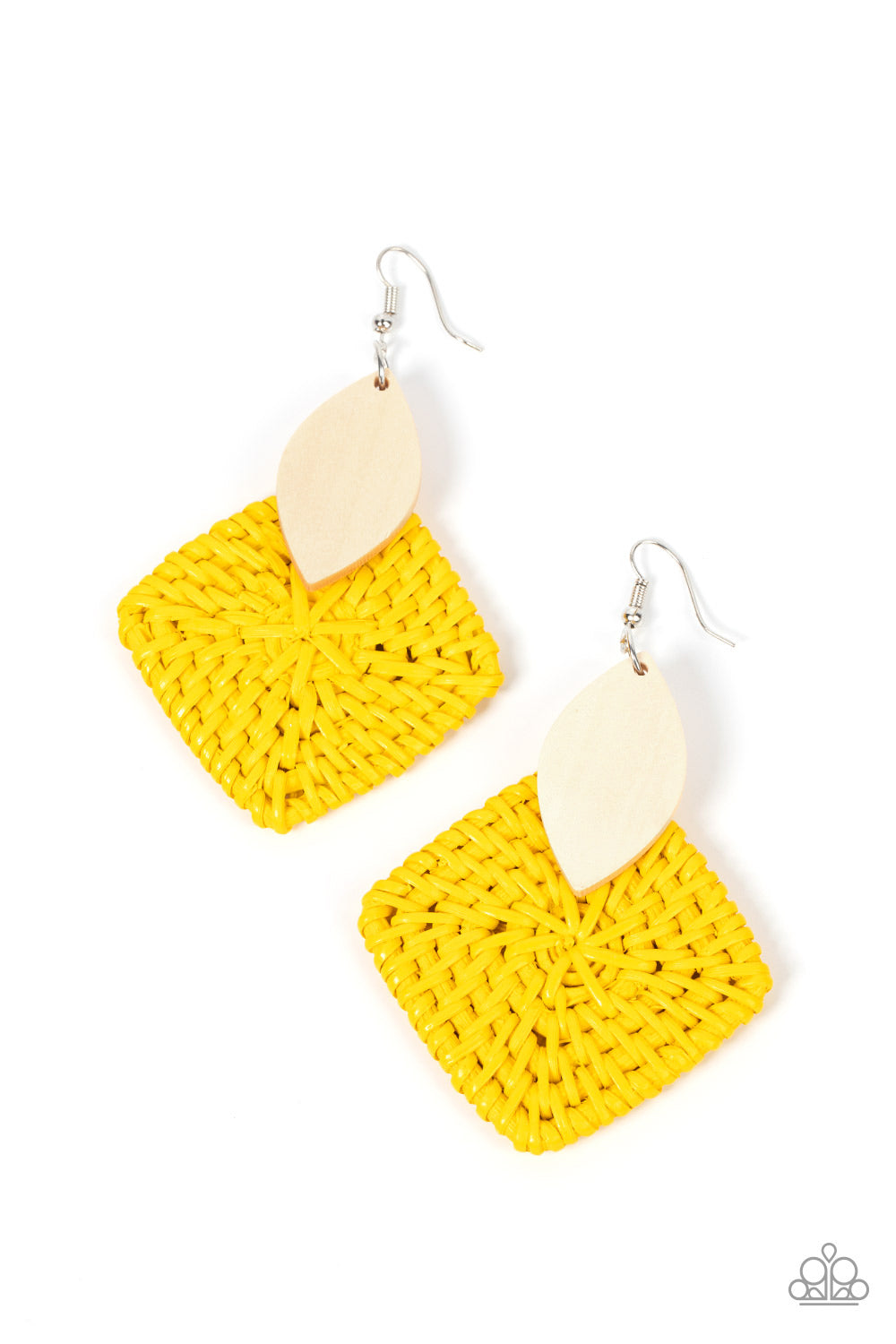 Paparazzi Accessories: Sabbatical WEAVE - Yellow Earring