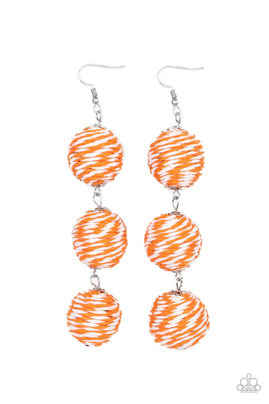 Paparazzi Accessories: Laguna Lanterns - Orange Earring