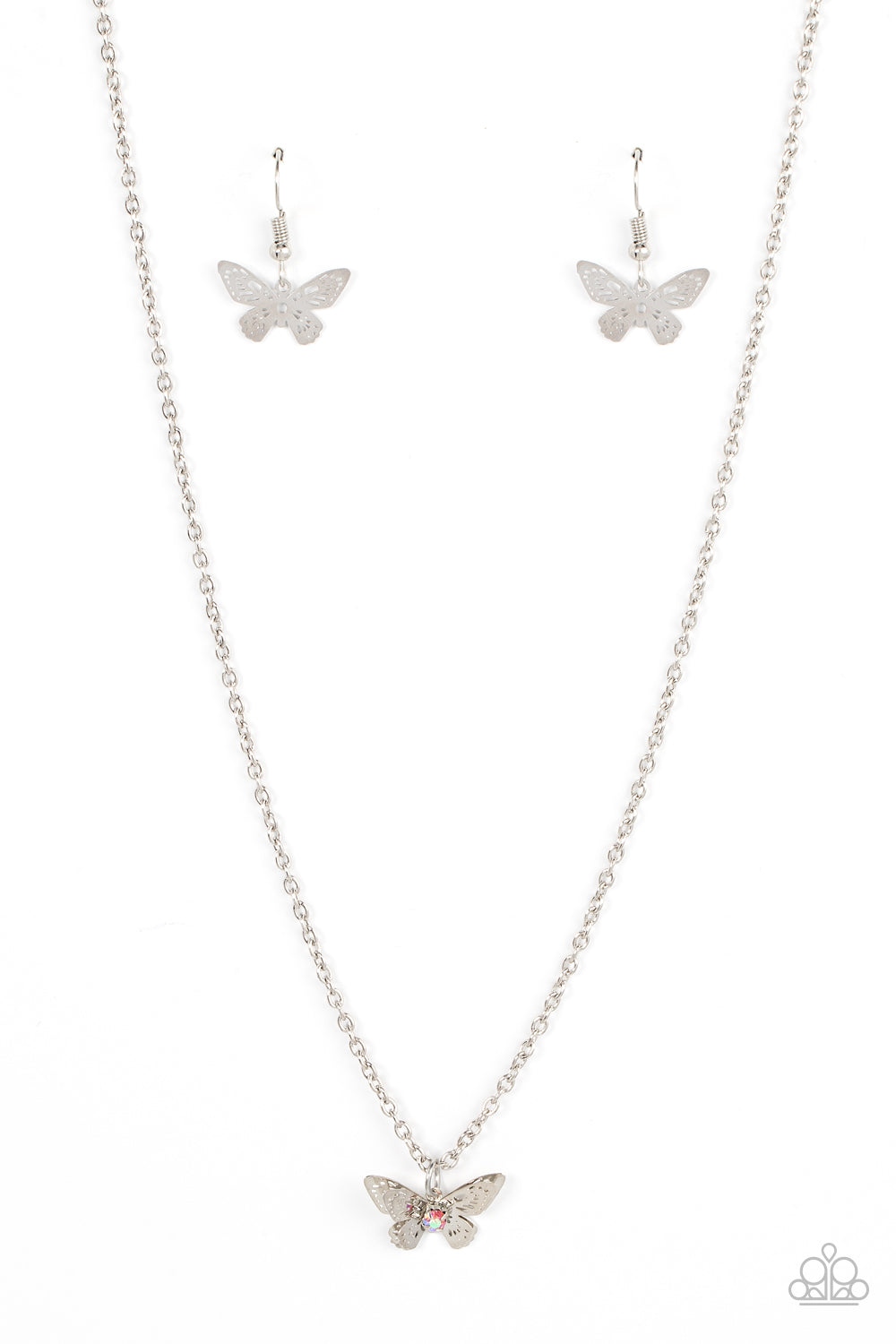 Paparazzi Accessories: Flutter Love - Pink Necklace