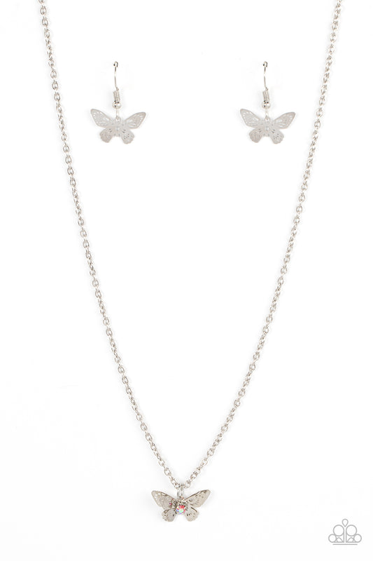 Paparazzi Accessories: Flutter Love - Pink Necklace