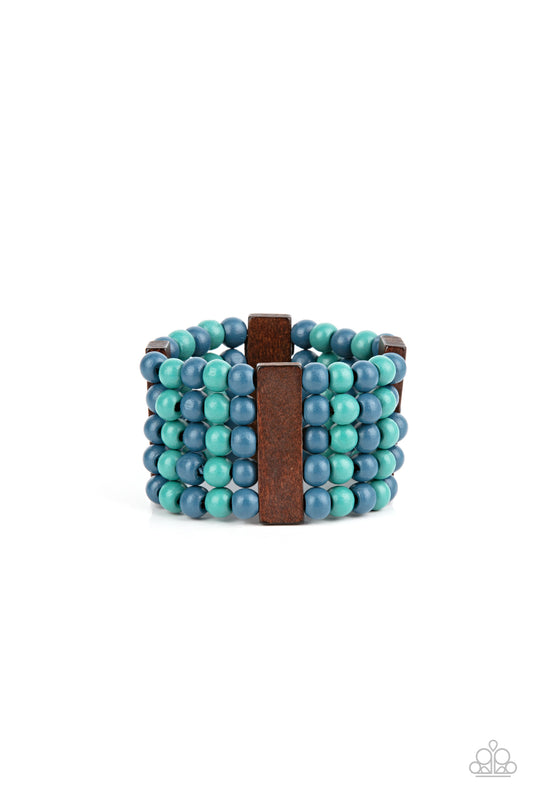 Paparazzi Accessories: Island Soul - Blue Bracelet