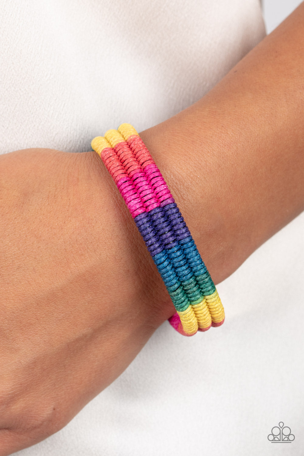 Paparazzi Accessories: Rainbow Renegade - Multi Bracelet