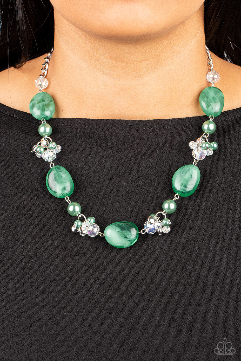 Paparazzi Accessories: The Top TENACIOUS - Green Necklace