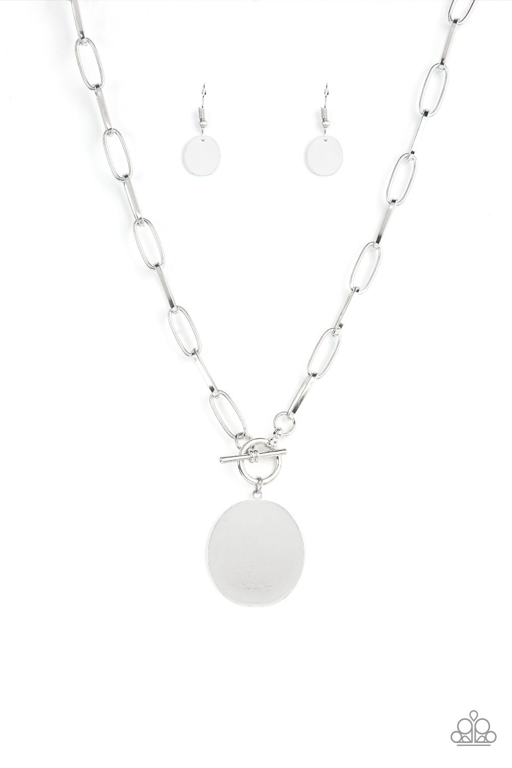 Paparazzi Accessories: Tag Out - Silver Necklace