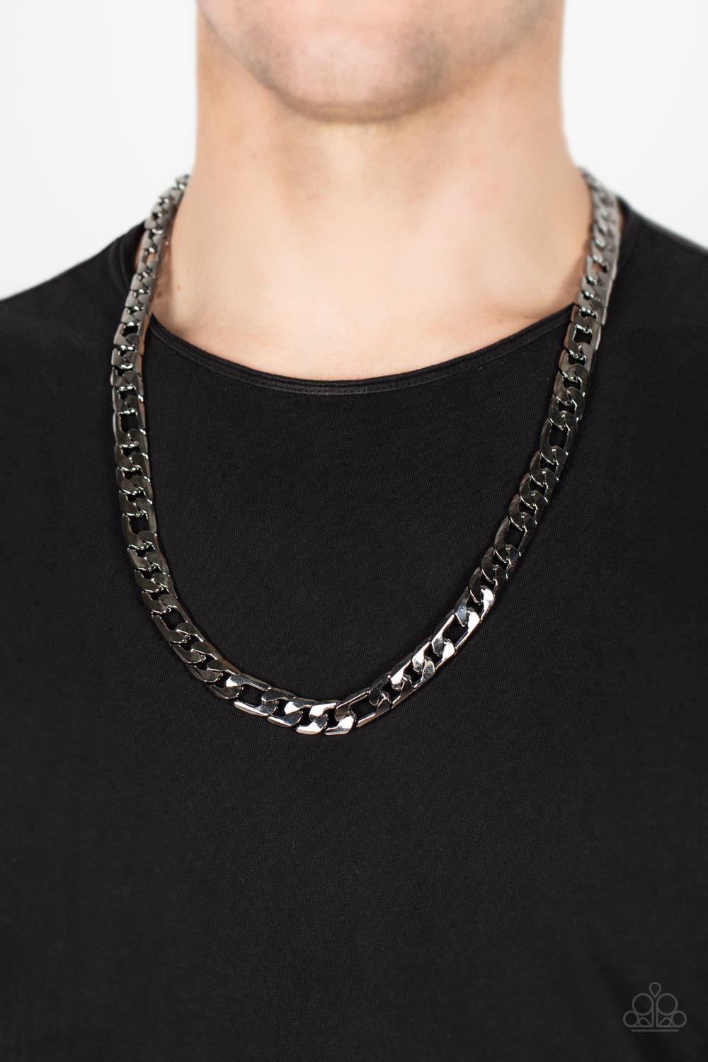 Paparazzi Accessories: Metro Beau - Black Urban Necklace